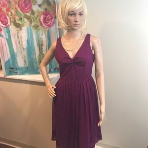 J. Crew size 8 SILK CHIFFON TWIST-TANK DRESS